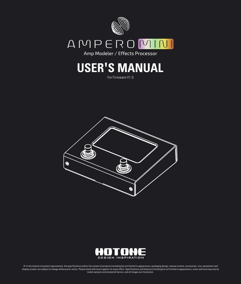 Hotone AMPERO MINI User manual
