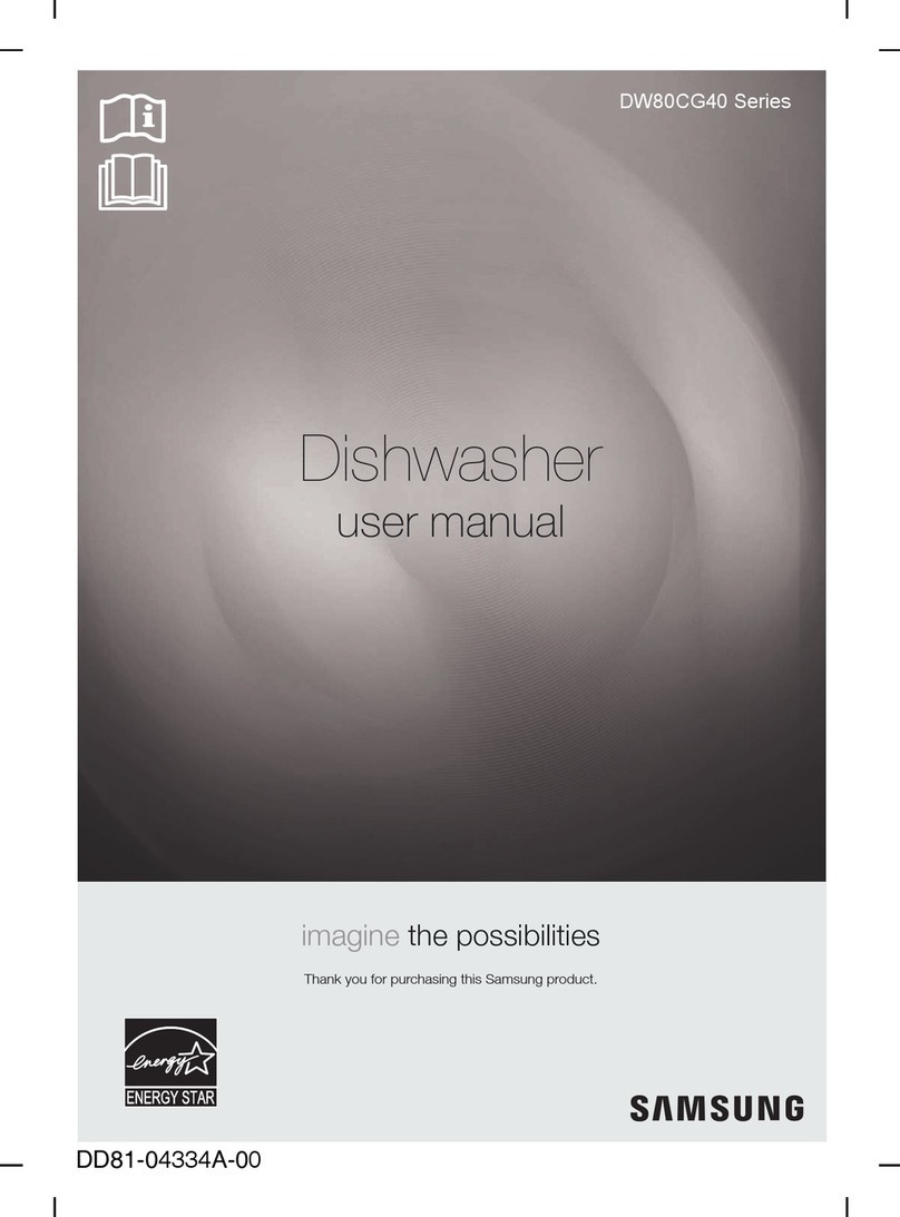 Samsung DW80CG40 Series user manual