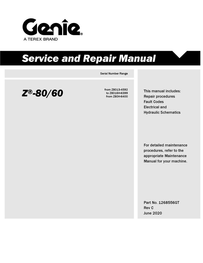 Terex Genie Z-80 Service and repair manual Terex Genie Z-80 Service and repair manual