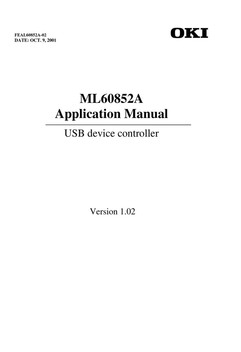 Oki ML60852A Applications manual Oki ML60852A Applications manual