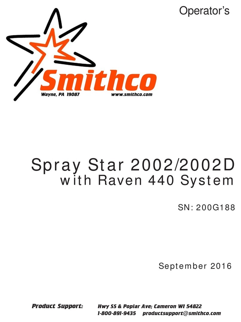Smithco Spray Star 2002 Operator's manual