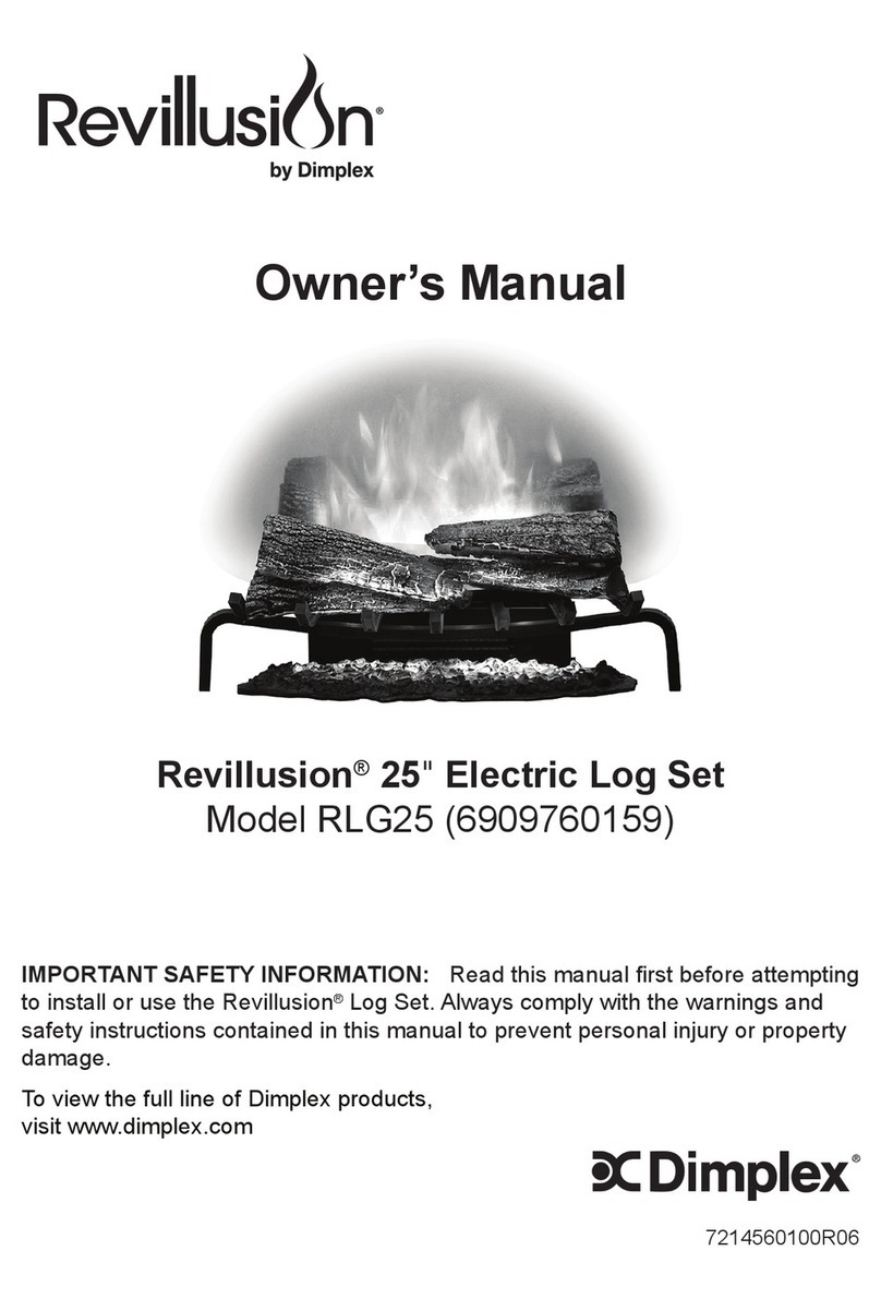Dimplex RLG25 User manual