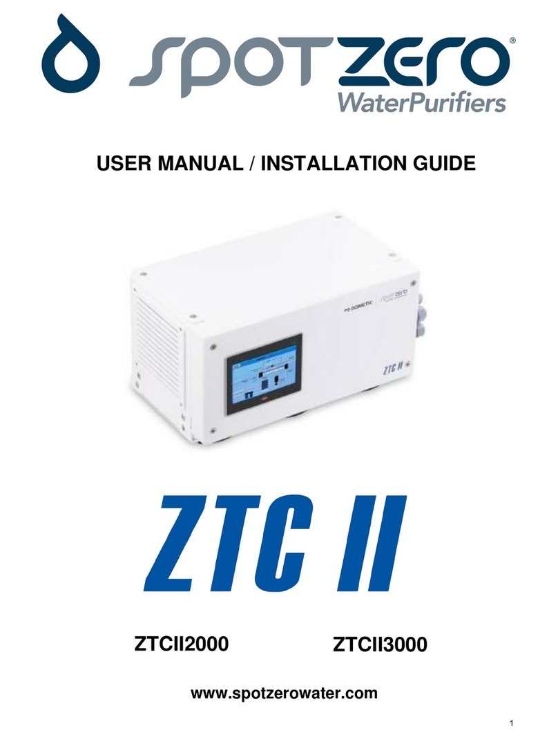 spotzero ZTCII2000 User manual & installation guide spotzero ZTCII2000 User manual & installation guide