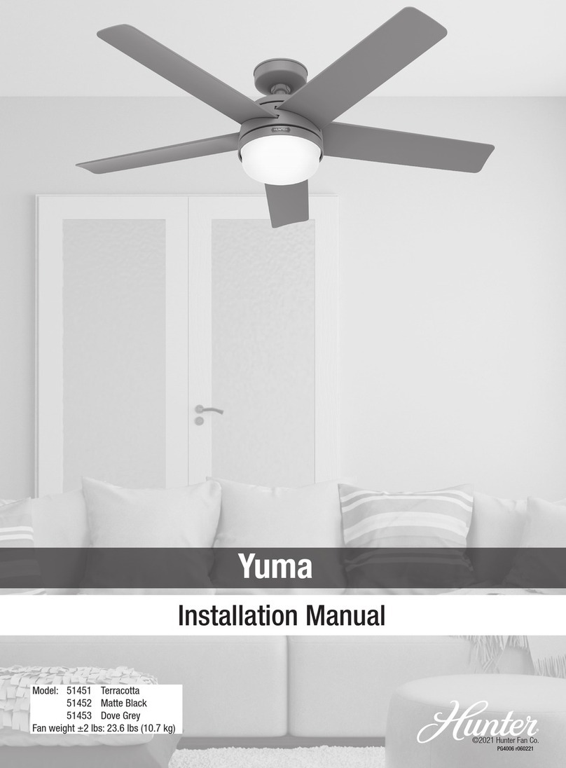 Hunter Yuma User manual