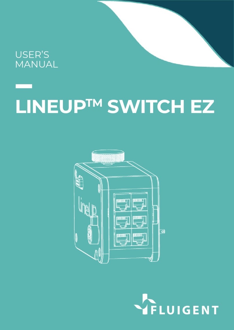 Fluigent LINEUP SWITCH EZ user manual