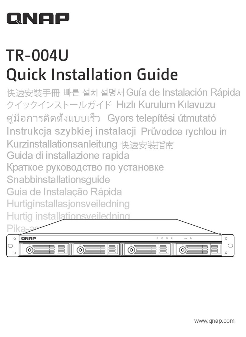 QNAP TR-004U Quick installation guide