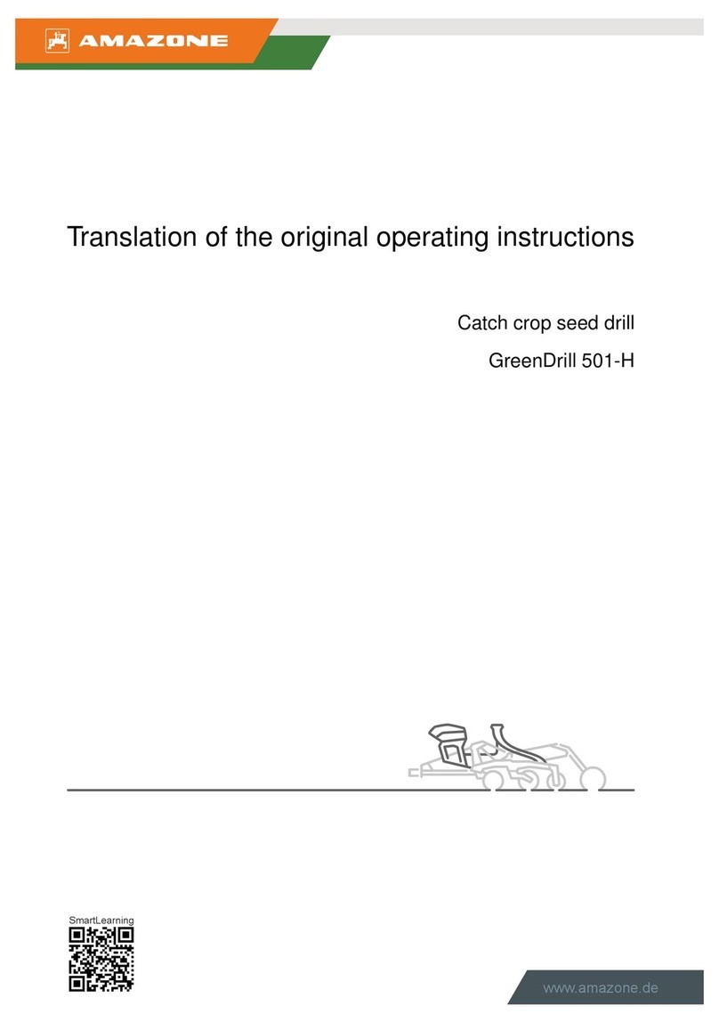 Amazone GreenDrill 501-H Quick guide