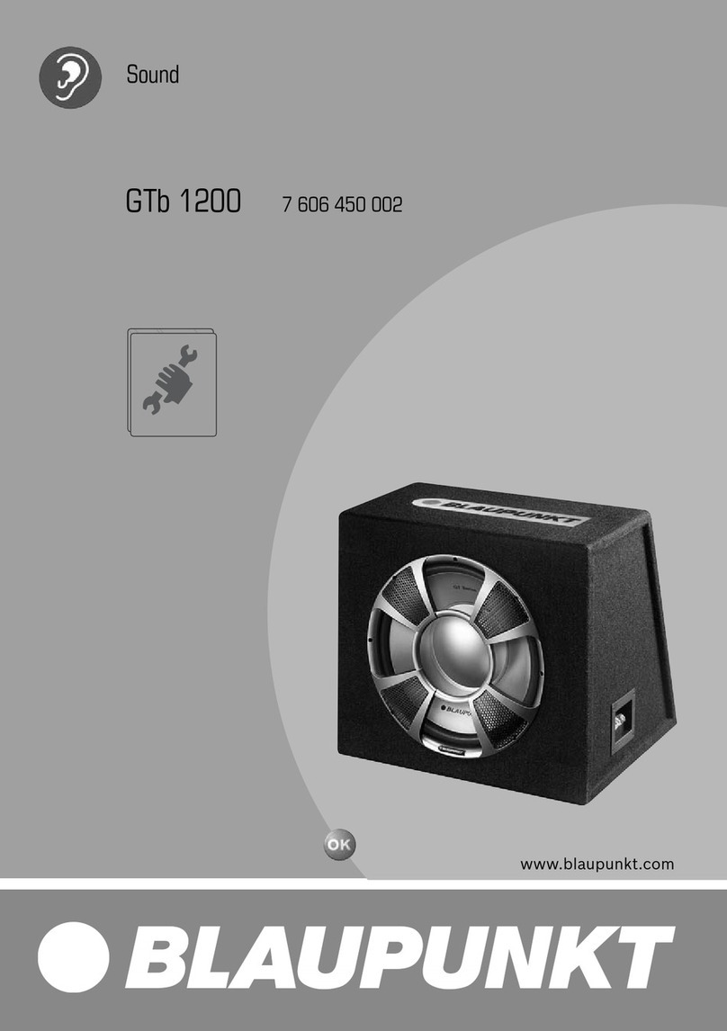 Blaupunkt GTb 1200 manual