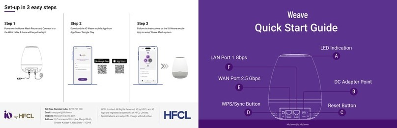 HFCL io Weave quick start guide