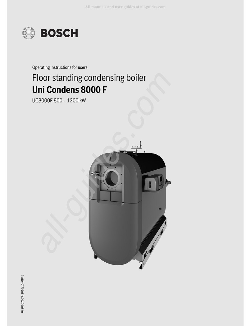 Bosch Uni Condens 8000 F User manual