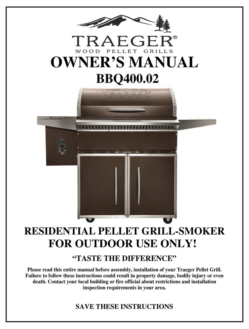 Traeger BBQ400.02 User manual