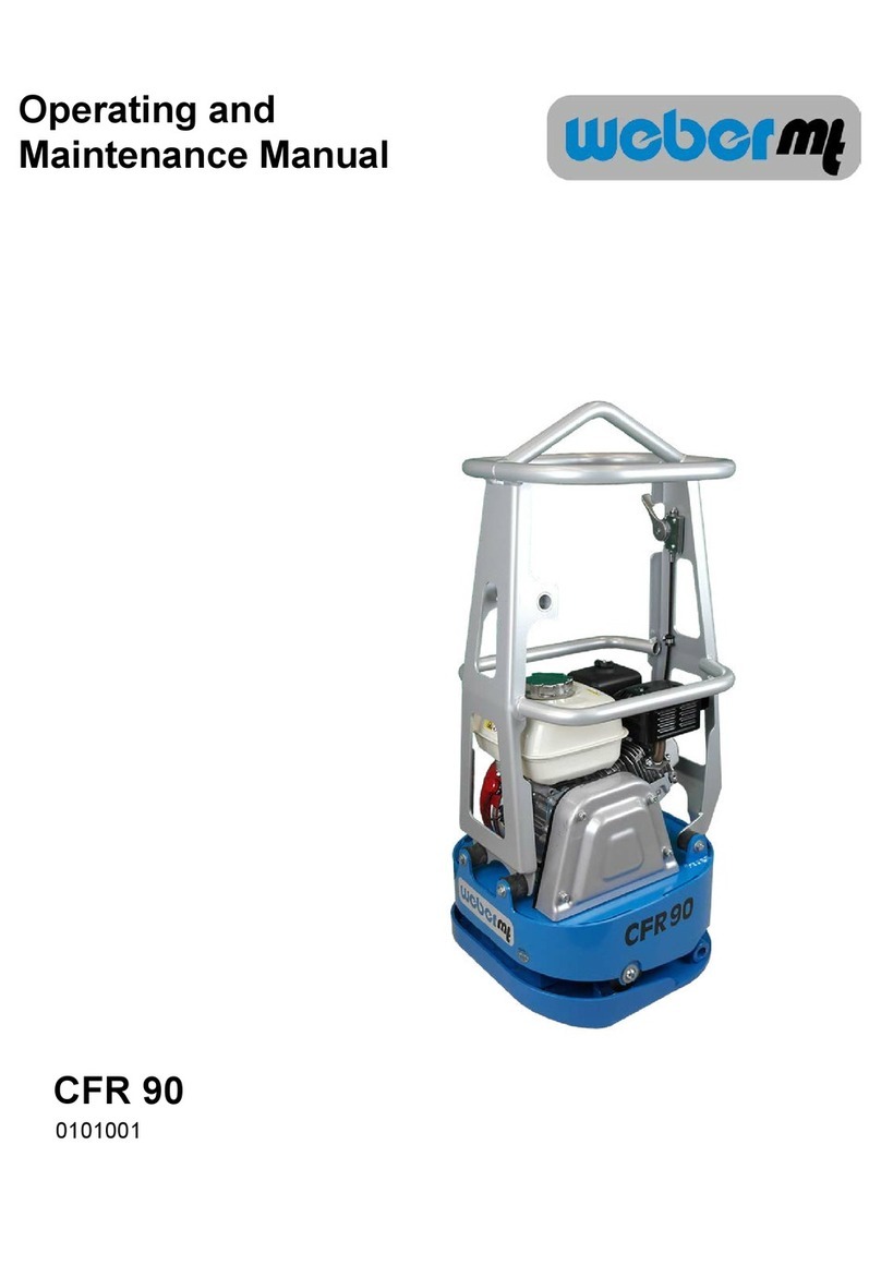 Weber mt CFR 90 Operating instructions Weber mt CFR 90 Operating instructions