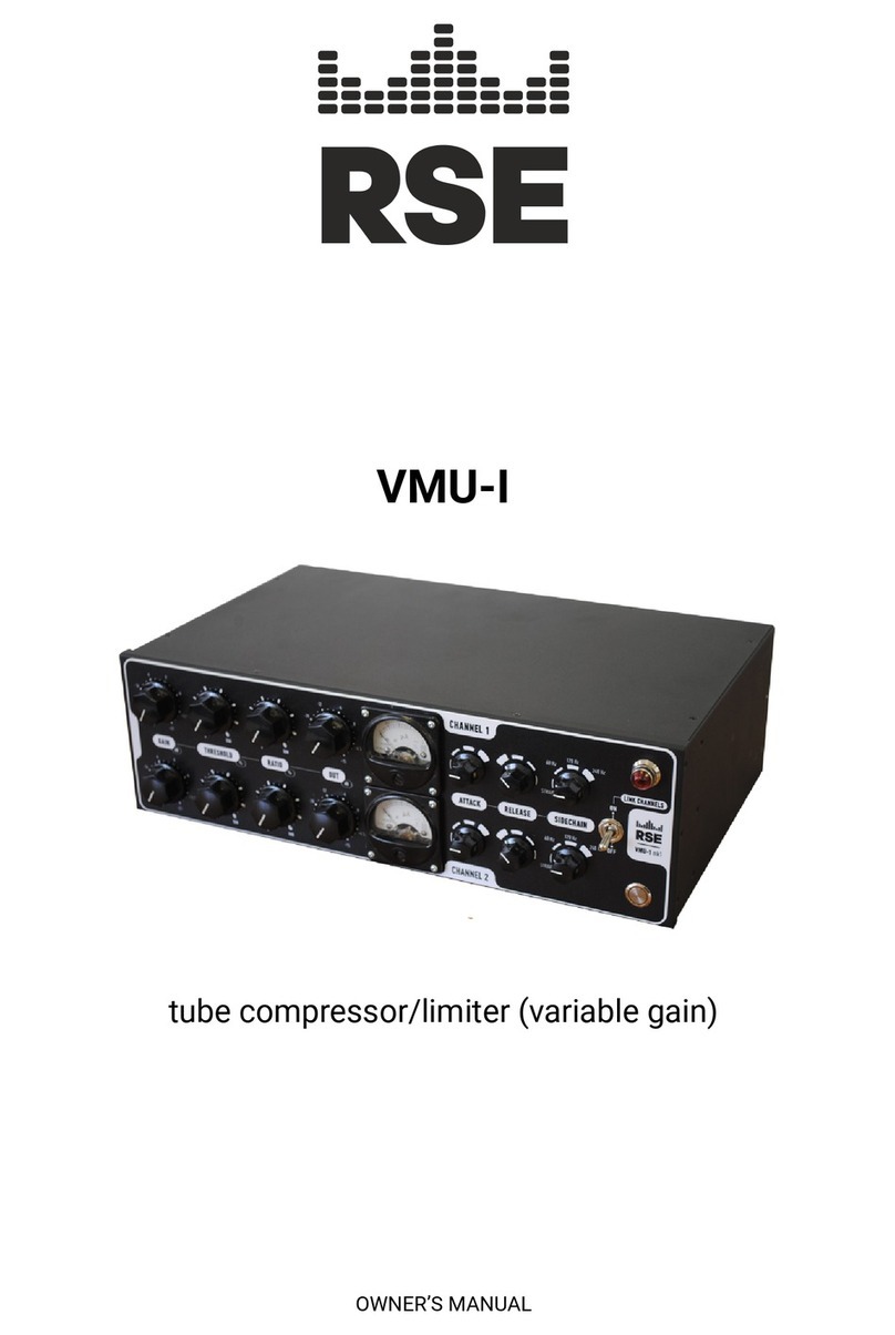 RSE VMU-I owner's manual