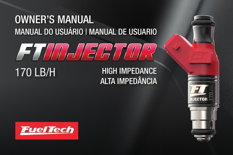 FuelTech FT INJECTOR 170 LB/H owner's manual