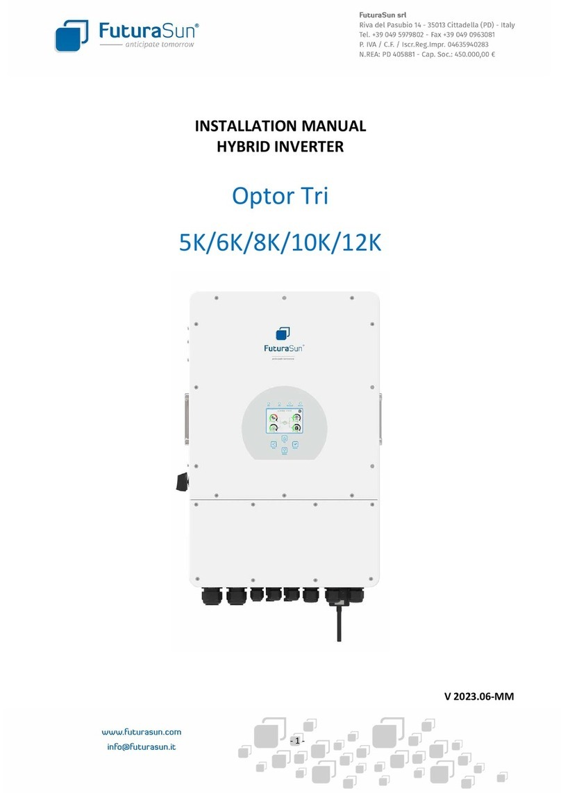 FuturaSun Optor Tri 5K installation manual