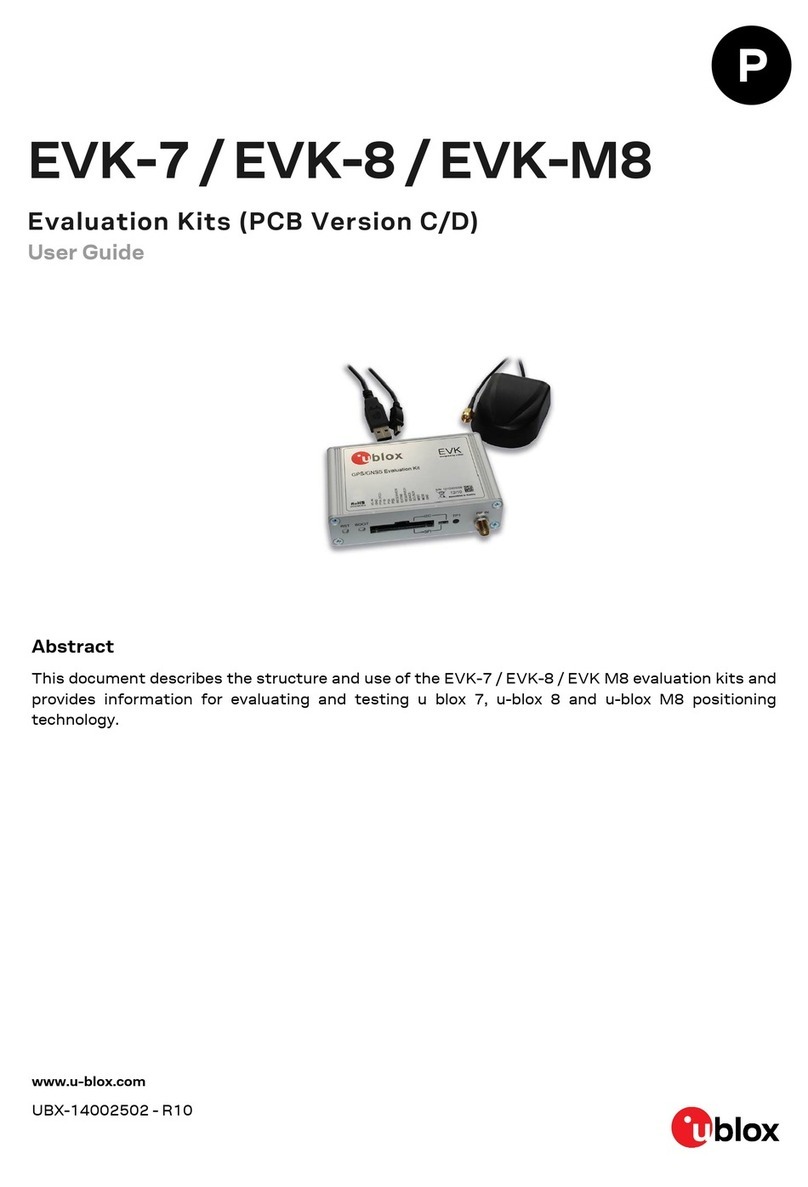 Ublox EVK-8 User manual