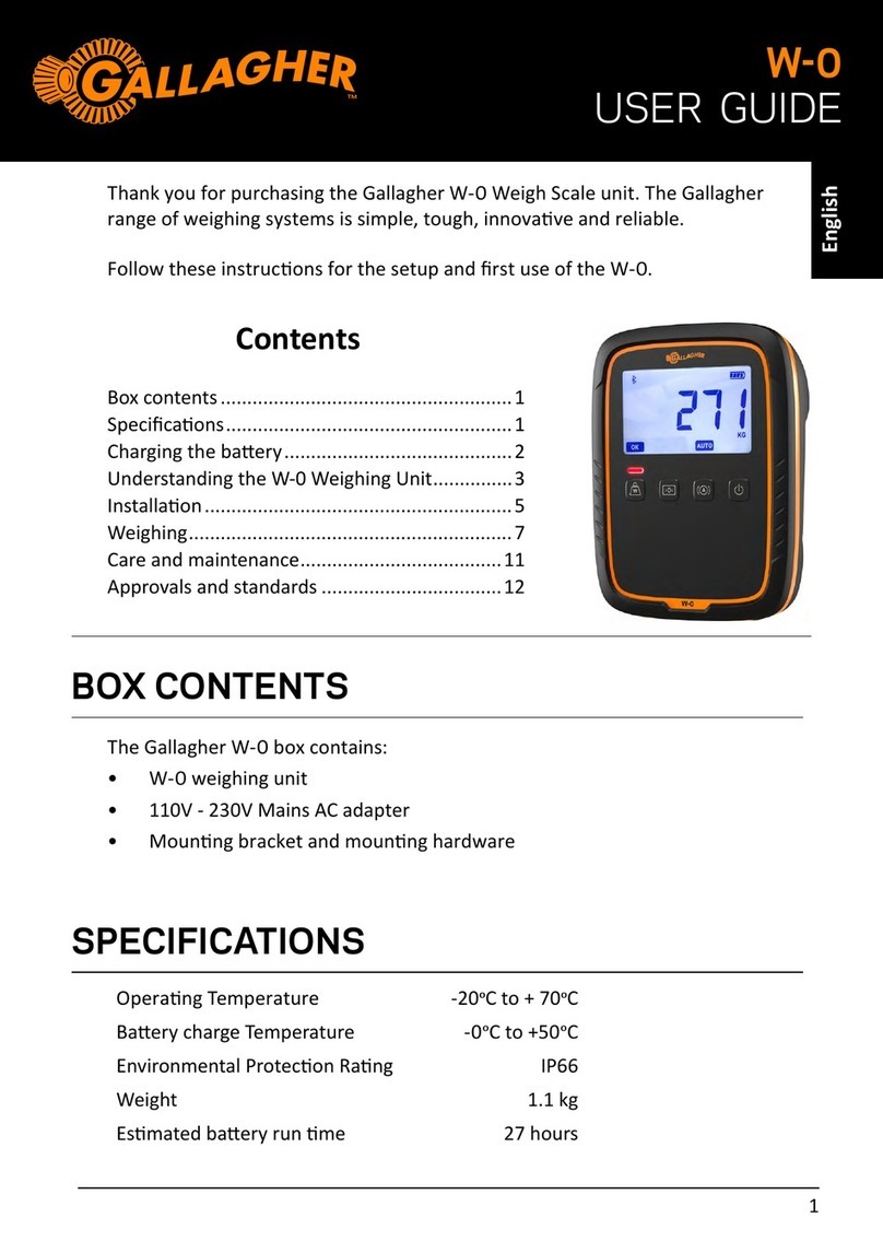Gallagher W-0 user guide