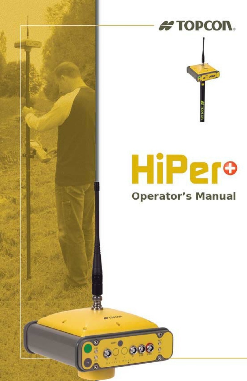 Topcon HiPer Plus Operator's manual
