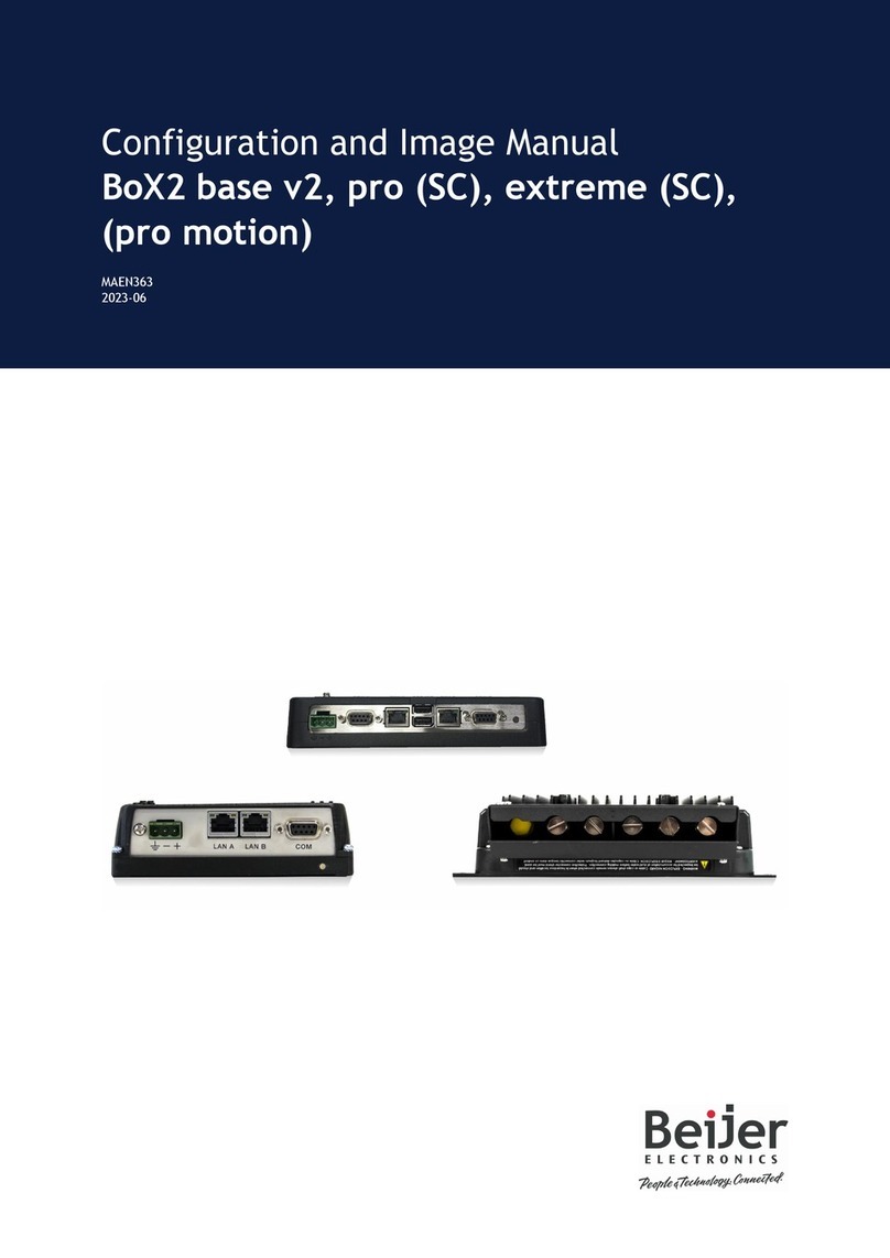 Beijer Electronics BoX2 base v2 Configuration manual