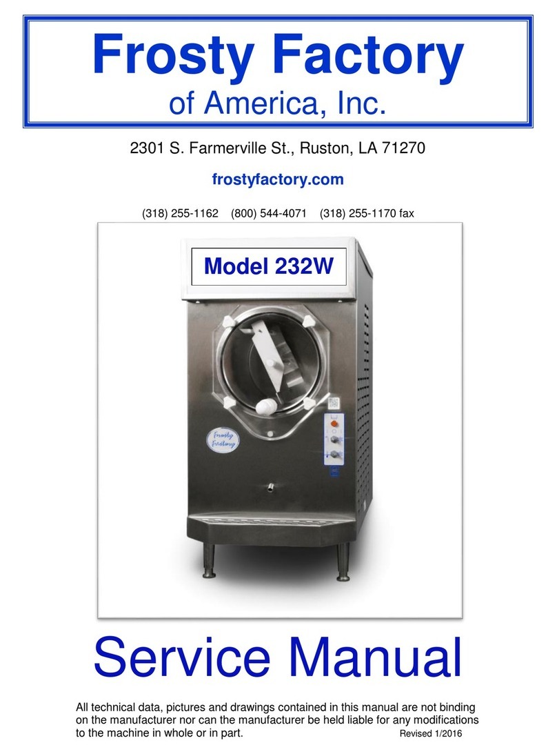 Frosty Factory 232W Service manual