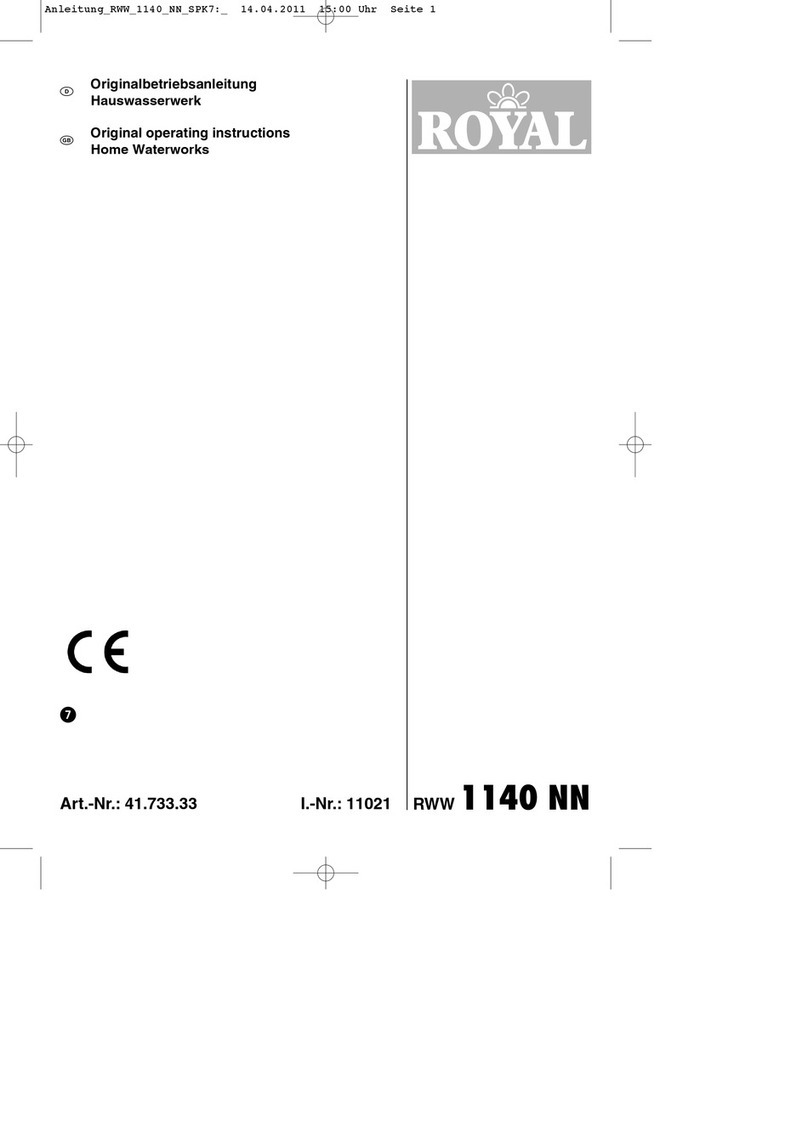 Royal RWW 1140 NN User manual