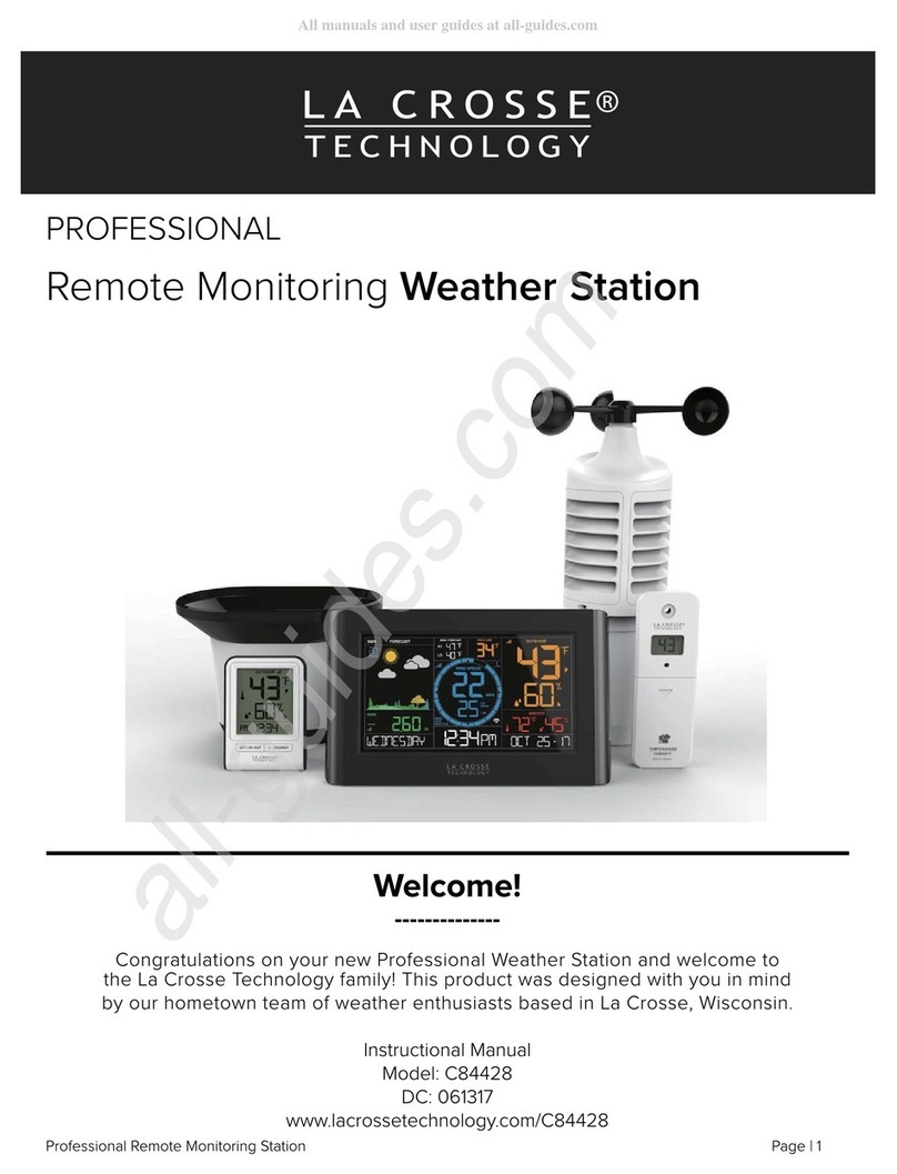 La Crosse Technology 061317 User manual La Crosse Technology 061317 User manual