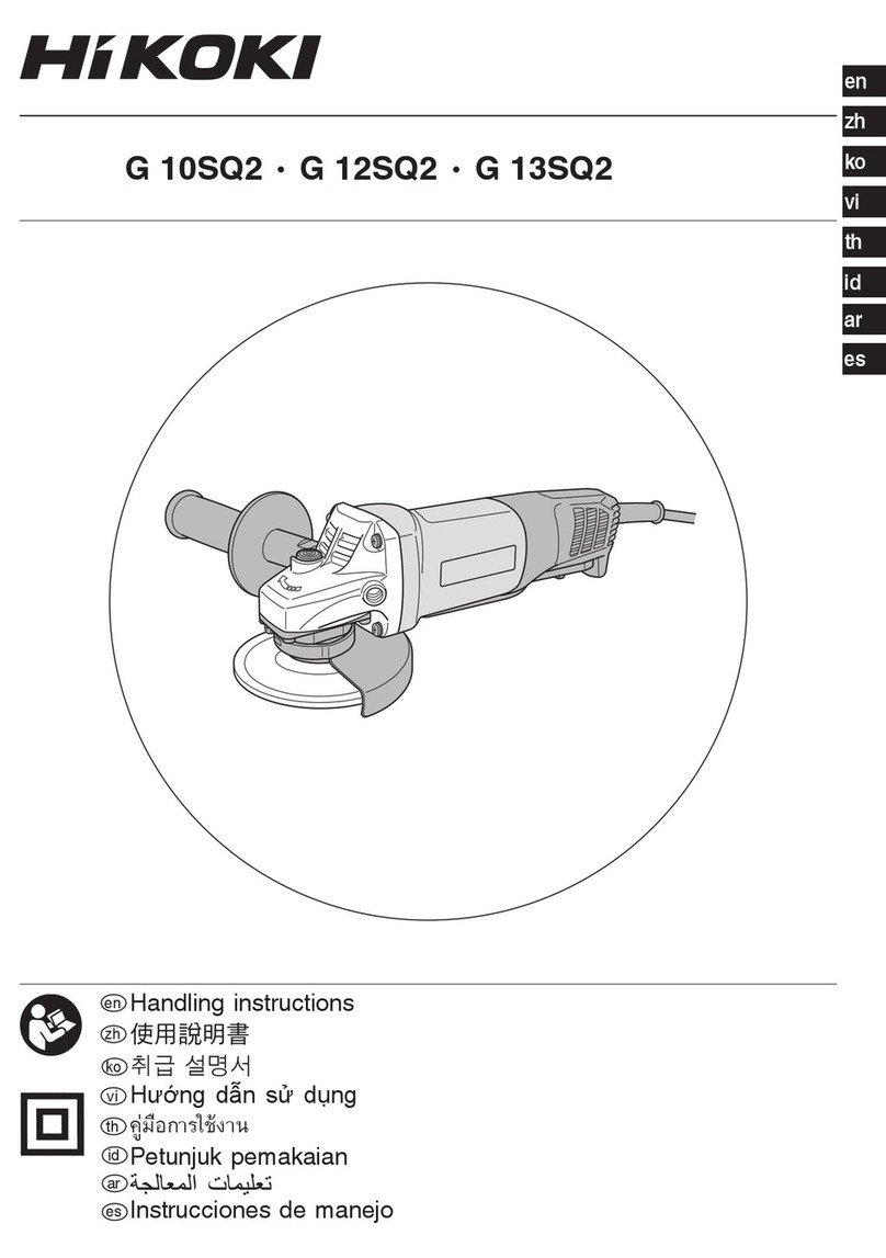 Hitachi G 12SQ2 User manual Hitachi G 12SQ2 User manual