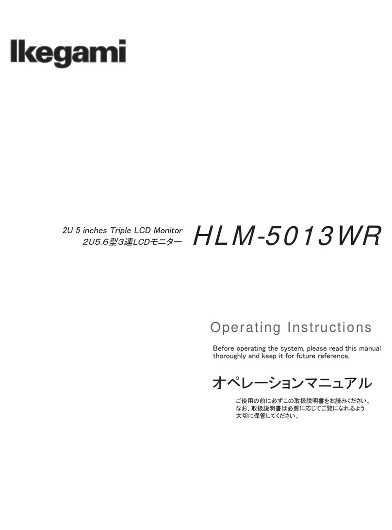 Ikegami HLM-5013WR User manual