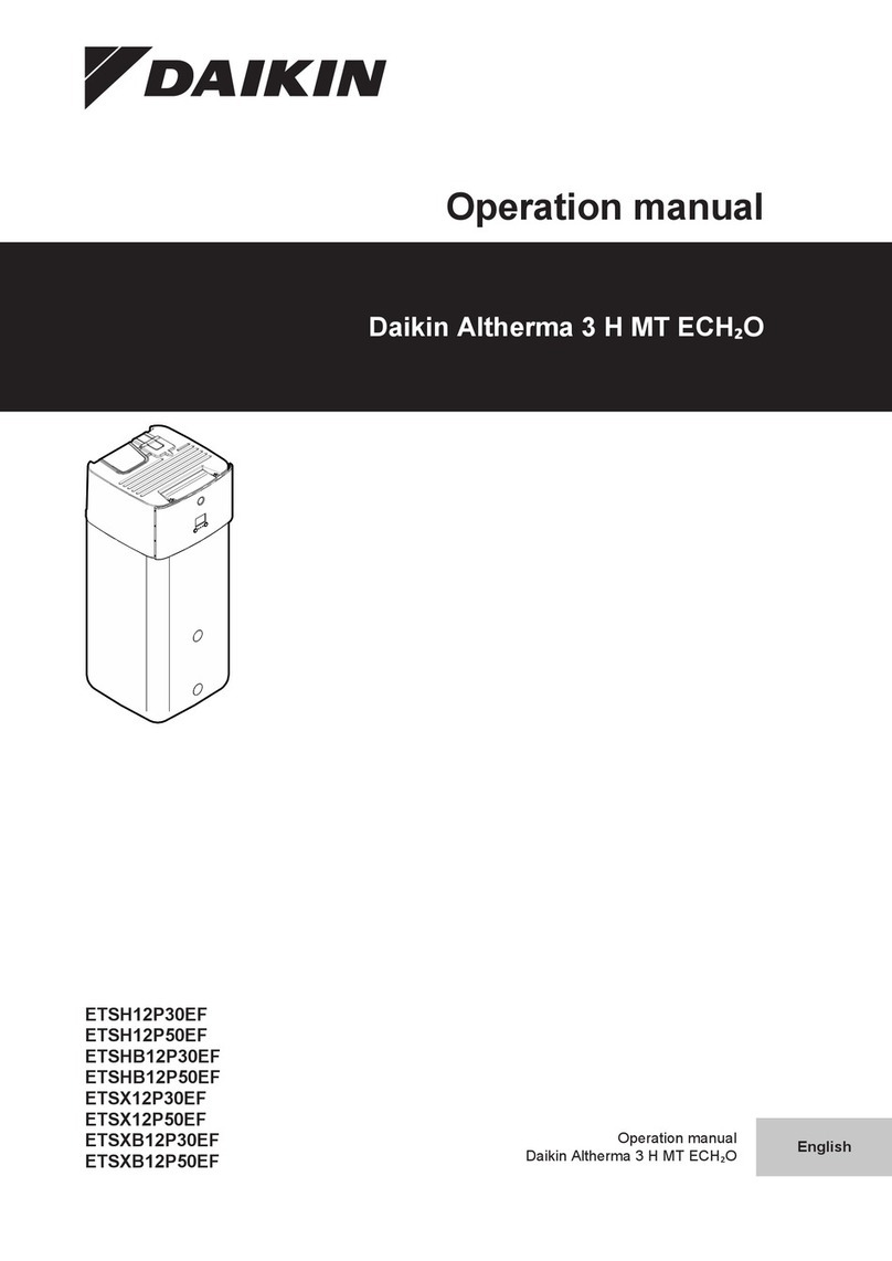 Daikin ETSHB12P30EF User manual