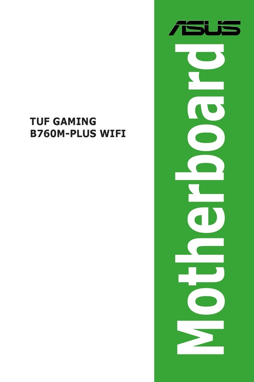 Asus TUF GAMING B760M-PLUS WIFI D4 manual