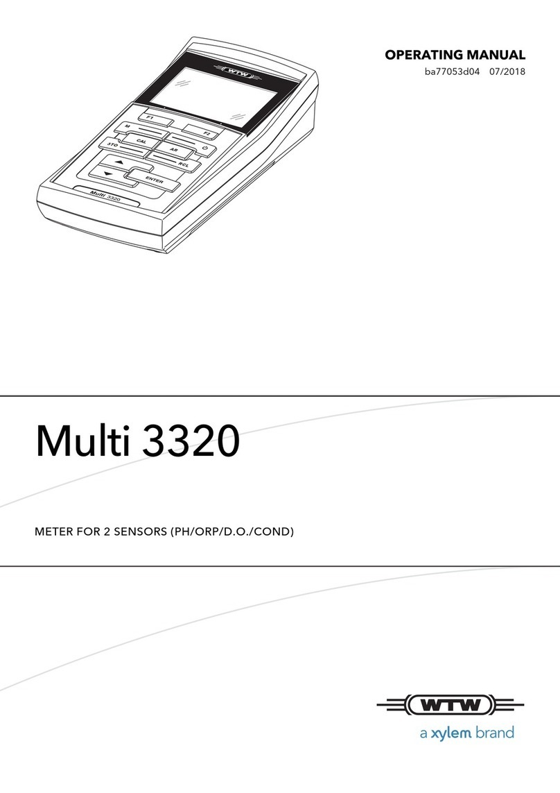 Xylem WTW Multi 3320 User manual Xylem WTW Multi 3320 User manual