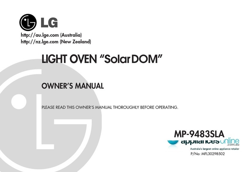 LG SolarDOM MP-9483SLA owner's manual