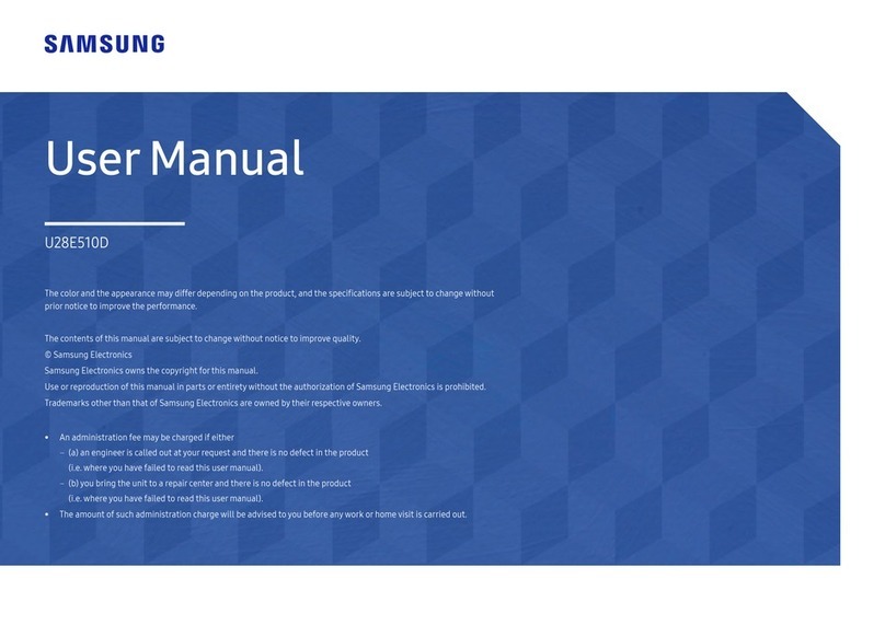 Samsung U28E510D User manual