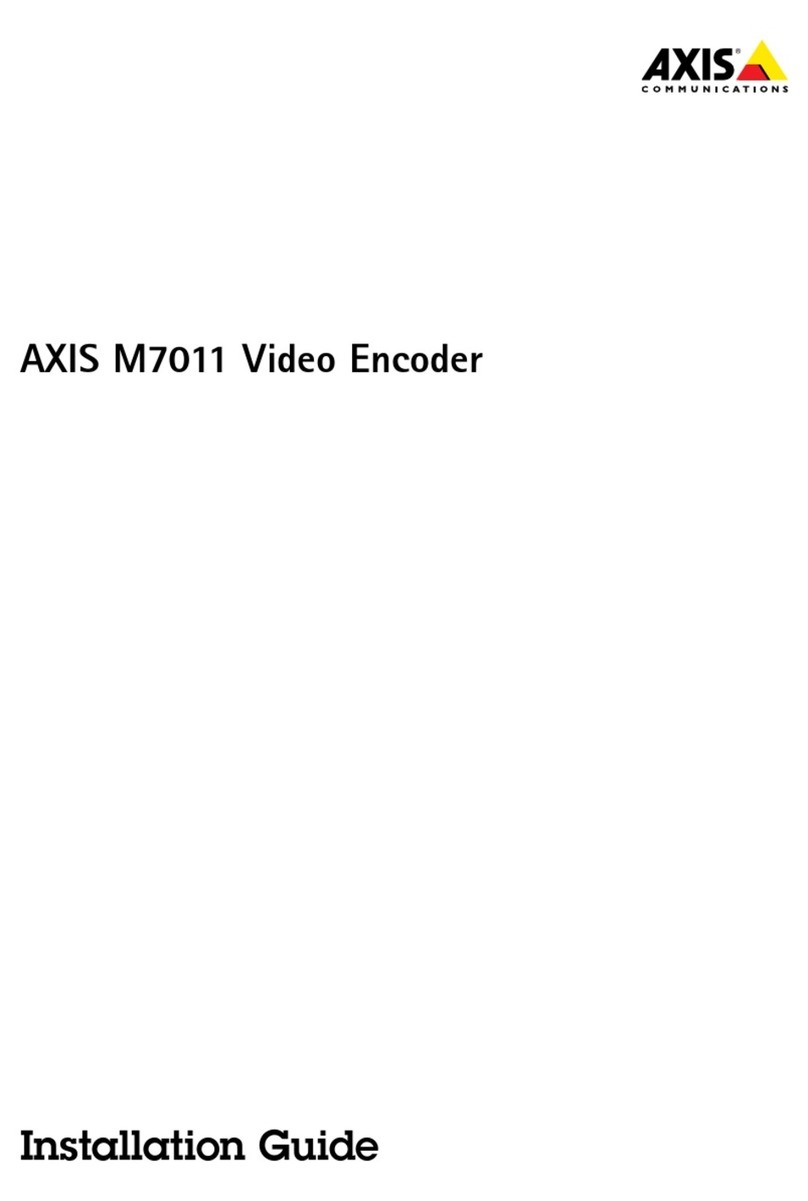 Axis M7011 installation guide