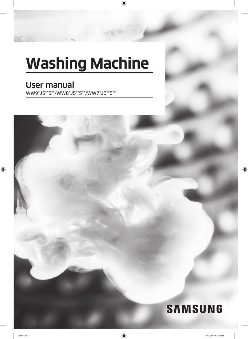 Samsung WW9 J5 6 Series User manual
