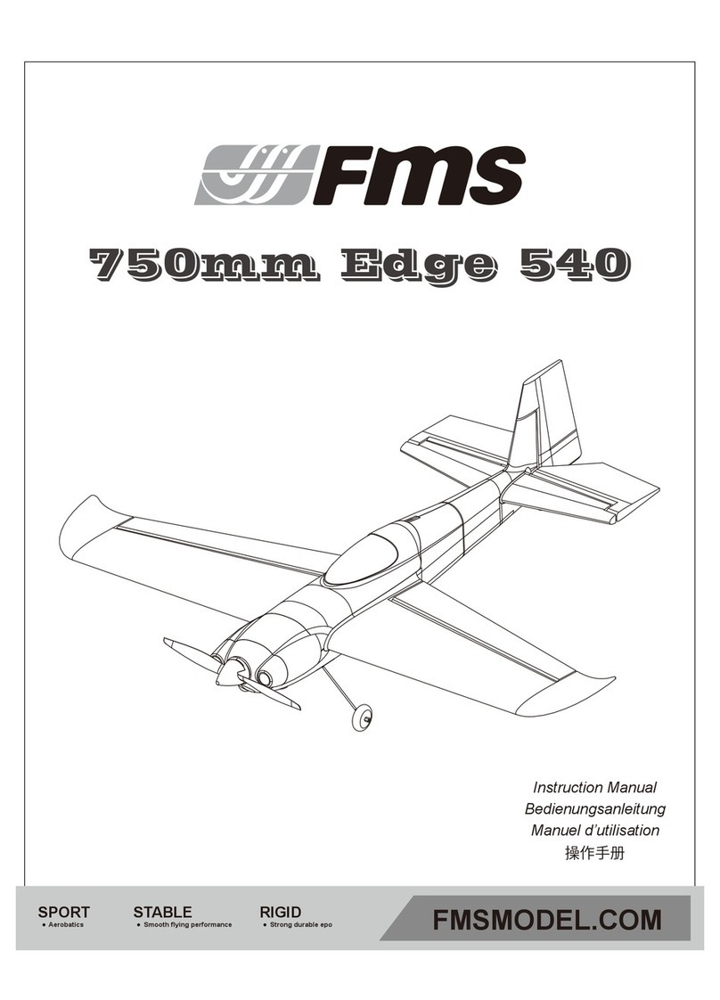 FMS 750mm Edge 540 User manual FMS 750mm Edge 540 User manual