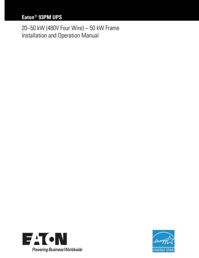 Eaton 93PM UPS User manual