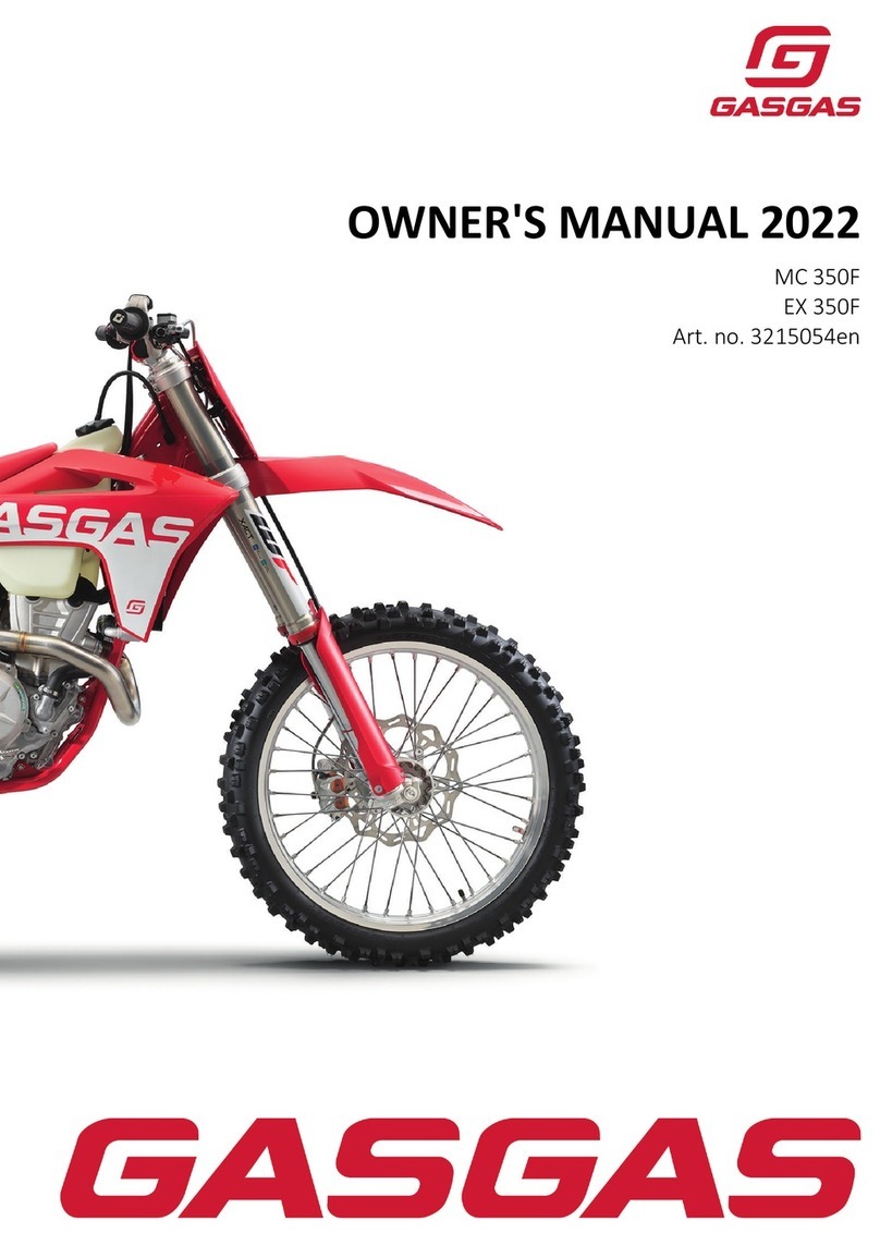 GAS GAS MC 350F 2022 User manual