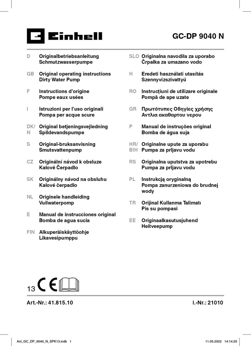 EINHELL GC-DP 9040 N User manual