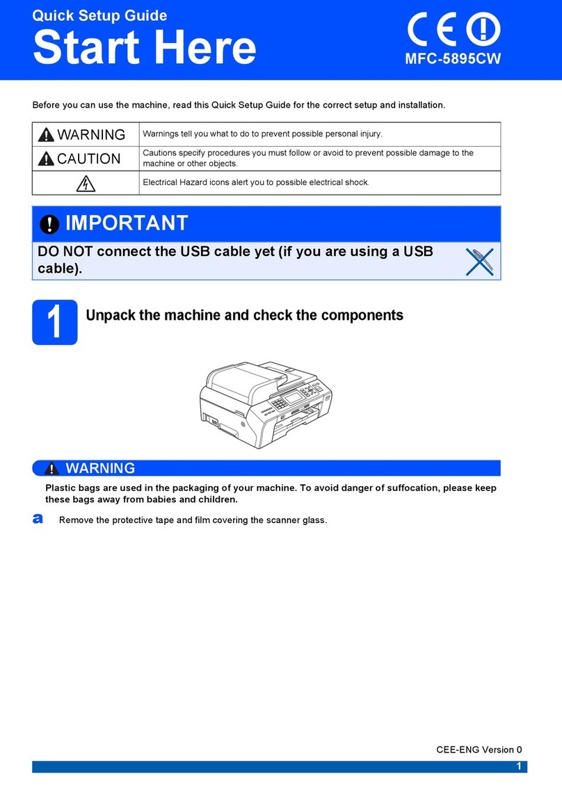 Brother MFC-5895CW User manual