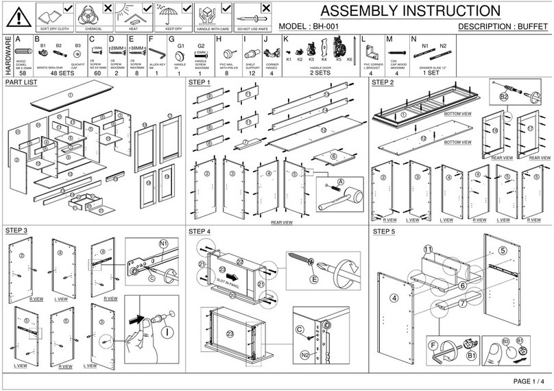 Wholesale Interiors BH-001 Assembly instruction Wholesale Interiors BH-001 Assembly instruction