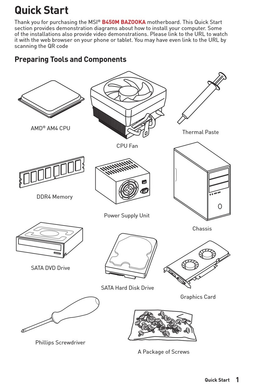 MSI B450M BAZOOKA User manual