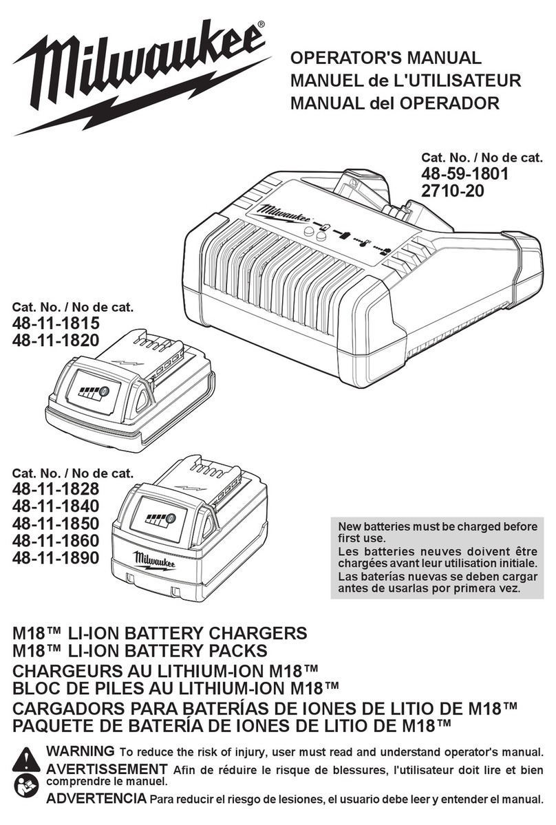 Milwaukee M18 48-11-1850 User manual