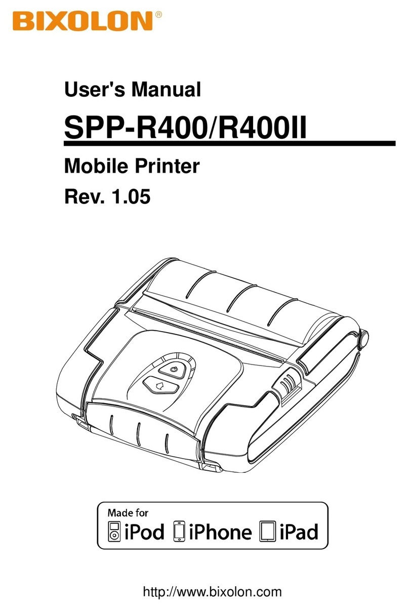 BIXOLON SPP-R400II User manual