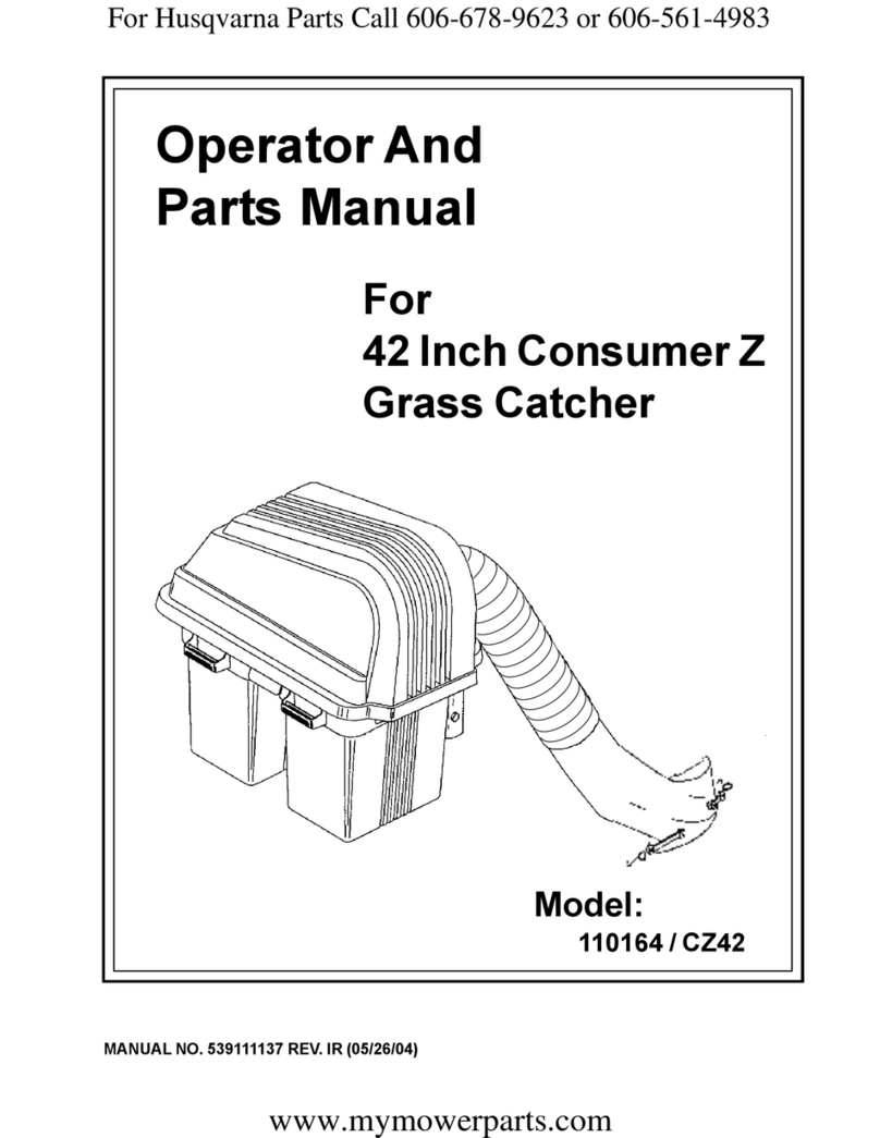 Husqvarna 110164 / CZ42 Operator and parts manual