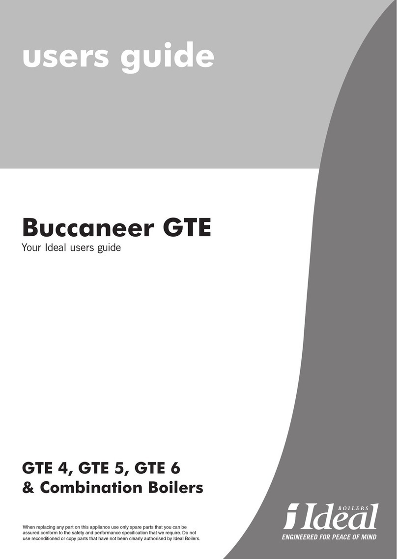 Ideal Boilers Buccaneer GTE 4 user guide