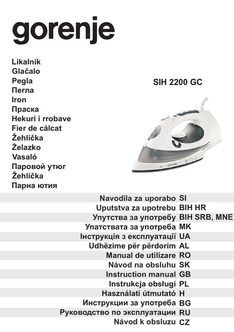 Gorenje SIH 2200 GC instruction manual