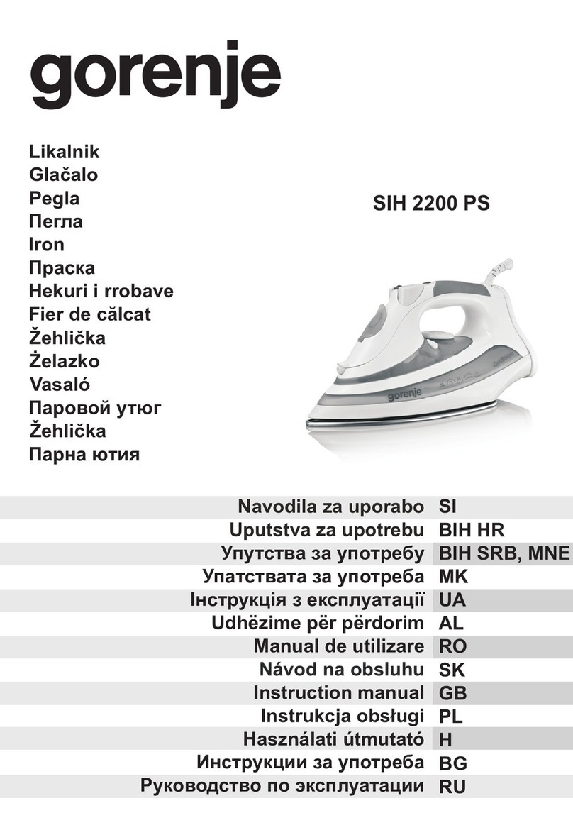 Gorenje SIH 2200 PS instruction manual