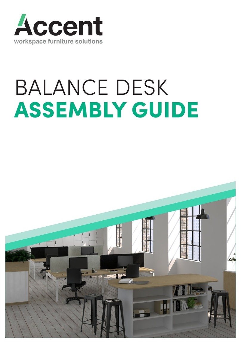 Accent BALANCE DESK User manual Accent BALANCE DESK User manual