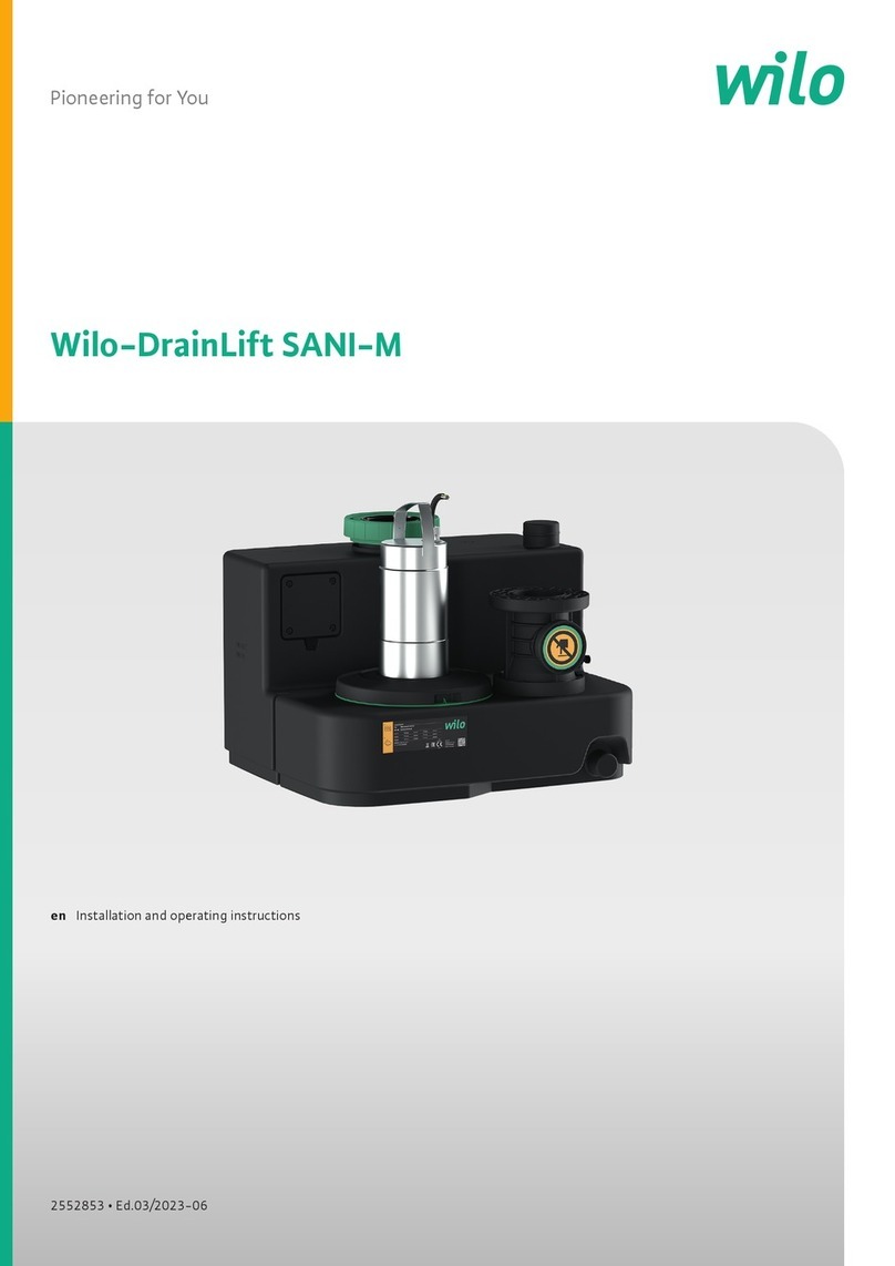 Wilo DrainLift SANI-M User manual